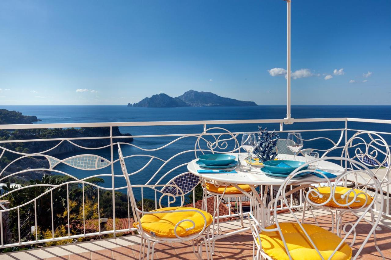 Il Sogno Di Lina Sorrento Coast Capri View Villa Massa Lubrense Ngoại thất bức ảnh
