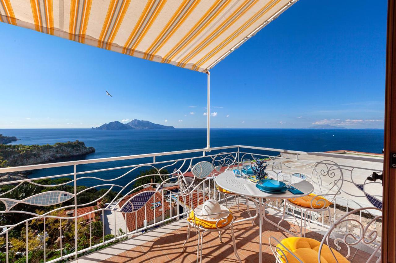 Il Sogno Di Lina Sorrento Coast Capri View Villa Massa Lubrense Ngoại thất bức ảnh