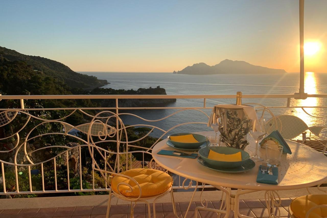 Il Sogno Di Lina Sorrento Coast Capri View Villa Massa Lubrense Ngoại thất bức ảnh